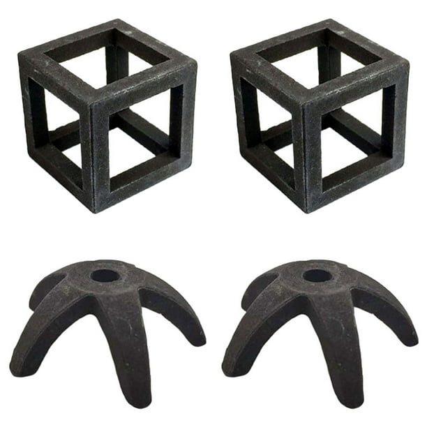 4 piezas de cuevas para escondites de camarones, cuevas delicadas para peces, decoración para acuarios, accesorio para pecera.