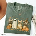 thumbnail image 5 of Halloween Dog Comfort Colors Shirt Pumpkin French Bulldog Fall Spooky Season Tshirt Ghost Jackolantern Frenchie Lover Tee Cute Bat T-Shirt, 5 of 5