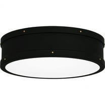 Quoizel Ahoy Integrated LED Matte Black Flush Mount Light