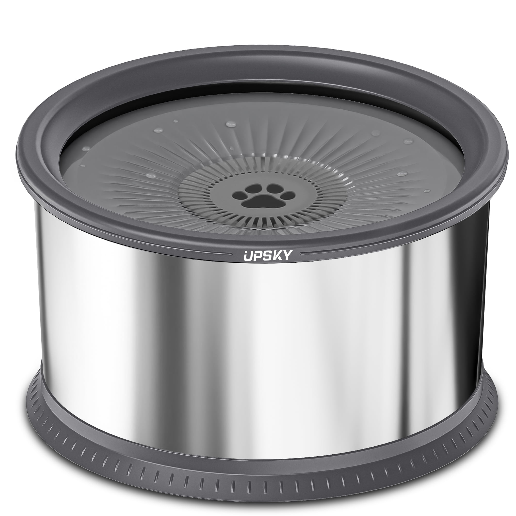 No Spill Water For Dogs No-Spill - 1.5L Large Capacity, Floating Disc  Design, Splash-Proof For Pets Dog Water Bowl