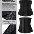 thumbnail image 5 of Vaslanda Neoprene Sauna Waist Trainer Corset Sweat Belt for Women Weight Loss Compression Trimmer Workout Fitness, 5 of 7