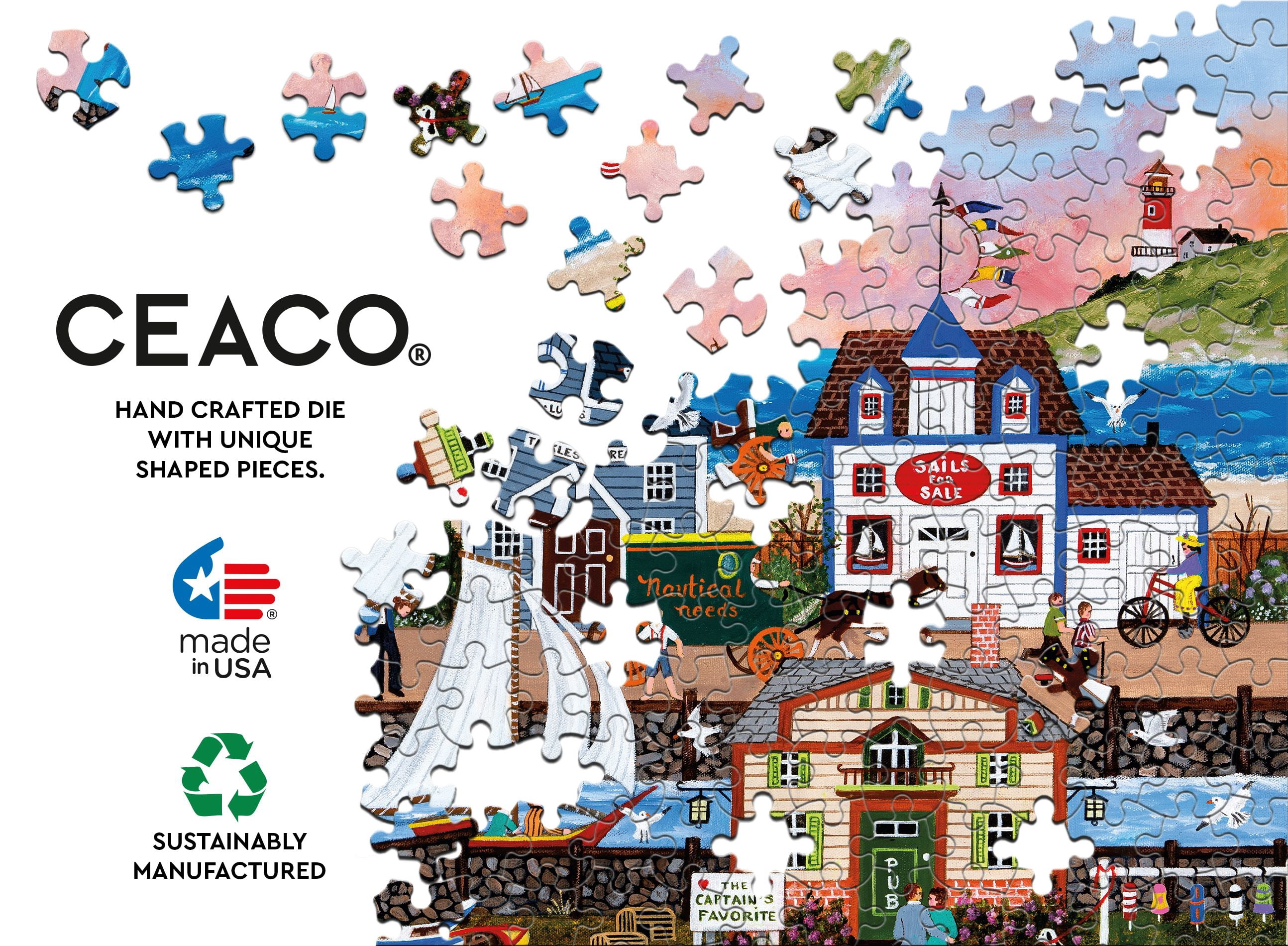 Ceaco Joyful Perfection Jane Wooster Scott 1000 Piece Interlocking Jigsaw Puzzle