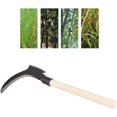 thumbnail image 2 of Double Manganese Steel Scythe, Effective Hardening Treatment Double Fake Sharp Blades Anti-Rust Multifunctional, 2 of 5