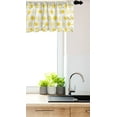 thumbnail image 3 of Ambesonne Cartoon Valance Pack of 2, Sun, 54"X12", Mustard and White, 3 of 4