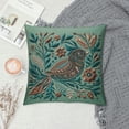 thumbnail image 2 of JEUXUS Ultra Soft Bird Floral Printed Farmhouse Pillowcase for Car Couch Bedroom White, 2 of 5