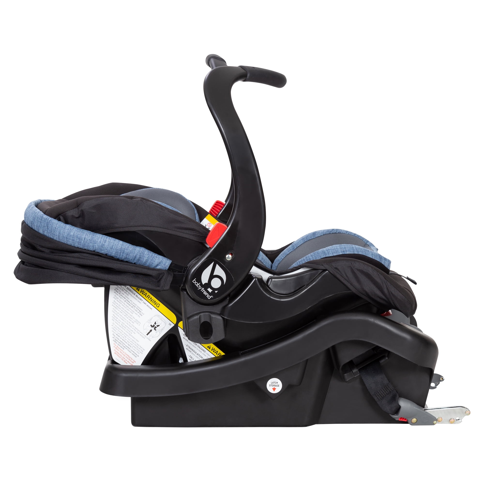 Baby Trend Secure Snap Tech 35.00 lbs Infant Car Seat Blue Chambray Walmart