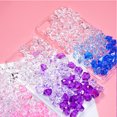 thumbnail image 3 of Volkmi 1 Pack Plastic/Resin Simulation Crushed Ice Cubes Color Crystal Stone Hydroponic Fish Tank Decoration Simulation Ice Cubes: Transparent, 3 of 9