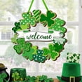 thumbnail image 5 of ChicYu Wooden St. Patrick's Day Decoration Door Wreath for Front Door Sign Wall Signs Spring Decoration,Welcome Hanging for Home Decor Party Outdoor Indoor, 5 of 6