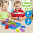 thumbnail image 3 of Games for 4 5 6 7 Year Olds Boys Girls, Toddlers Educational Toys for 6-10 Year Old Girl Boy Gifts-IQ Puzzle Travel Game for Kids Age 3-8 Year Old Birthday Presents Popit Fidget Toy for Kid Adults, 3 of 8