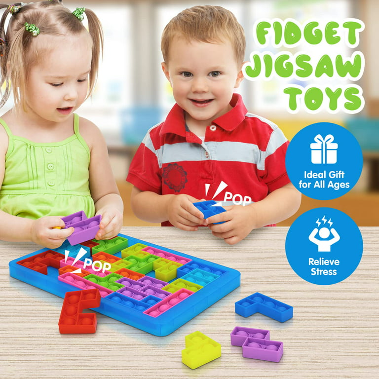 Games for 4 5 6 7 Year Olds Boys Girls, Toddlers Educational Toys for  3-4-5-6 Year Old Girl Boy Gifts-IQ Puzzle Travel Game for Kids Age 3-8 Year  Old Birthday Presents Popit