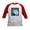 Red/White, variant on CafePress - Play Doh Can Splatter Baseball Jersey - Kids Cotton Baseball Jersey, 3/4 Sleeve Shirt