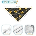 thumbnail image 6 of Dog Bandana 2 Pack,Black Sunflower Word Pattern Bandanas for Dogs,Cat Bandana,Small/ Large Dog Bandana 2 Size,Dog Bandanas, 6 of 6