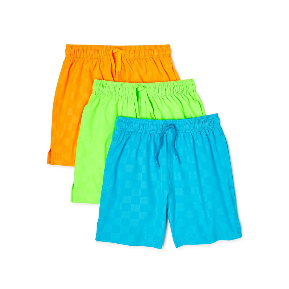 Athletic Works Athletic Works Boys Soccer Shorts, 3Pack, Sizes 418 & Husky