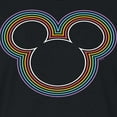 thumbnail image 3 of Mickey & Friends - Rainbow Mickey - Juniors Cropped Cotton Blend T-Shirt, 3 of 5