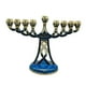thumbnail image 2 of Candelabros de Metal esmaltado para Menorá, candelabros con detalles dorados, candelabro decorativo para fiesta de mesa de boda, 2 of 9