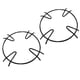thumbnail image 1 of Wosthever Estante práctico para estufa de , 2 uds., alta resistencia al calor, resistente al óxido, soporte para Wok, soporte ligero y estable Type2 NO2, 1 of 4