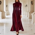 thumbnail image 2 of Elegant Wrapped Maxi Dress With Waist And Pleated Detail For Casual Everyday Wear Flowy Elegant Gowns, 2 of 7