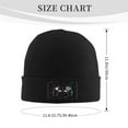 thumbnail image 3 of XMXT Winter Casual Beanie Hats for Men Women, Electronic Handle Game Unisex Adult Cap Warm Daily Knit Hat Skull Caps, Black, 3 of 9