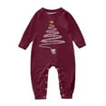 thumbnail image 3 of Shadoumai Matching Family Christmas Pajamas For Couples, Xmas Tree Print Tops Long Sleeve Holiday Sleepwear Sets For Mom Dad Fall Clothes, 3 of 6
