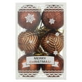 thumbnail image 3 of SHENGXINY Christmas Ball Ornaments Clearance Christmas Ball Pendant, Decorative Shatterproof Christmas Tree Pendants Hanging 40mm Christmas Baubles Balls Ornaments Set Pack Of 12 Pcs Coffee, 3 of 3