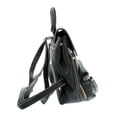 thumbnail image 4 of Pierre Cardin Black Leather Small Fashion Backpack for womens, 4 of 4