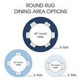 thumbnail image 6 of Home Dynamix Tribeca Jasmine Contemporary Geometric Area Rug, Brown/Beige, 7'10" Round, 6 of 6