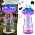 thumbnail image 1 of Light-up Party Decorations 10 Ft Tall Halloween Inflatable Ufo Outdoor Decoration Halloween Blow Ups For Yard Ufo Halloween Decor With Leds For Halloween Decorations Outside Halloween Inflatables,Hom, 1 of 7