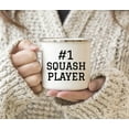 thumbnail image 3 of Koyal Wholesale Campfire Coffee Mug Thank You Gift, #1 Squash Player, Set of 1, 3 of 4
