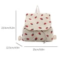 thumbnail image 3 of Weebloom Strawberry School Backpack For Kids Girls Elegant Large Capacity Casual Backpack For Fall Winter Versatile Daypack Bookbag Elementary Middle School White, 3 of 8