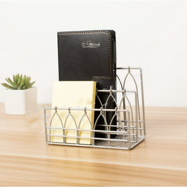 Pro Space Steel Wire Letter Holder File Notebook Stand Paper Storage