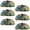 Multicolored, variant on PhooArto 6 Pcs Cup Drawer Pulls, Dragonfly Flowers Painting Shell Shape Handles Cabinet Knobs for Dresser Cupboard Closet Wardrobe with Screws