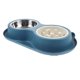 thumbnail image 5 of unbranded Bowl Para Mascotas Con Doble Plato Inoxidable Ideal Para Alimentación Y Base Firme Antideslizante, 5 of 7