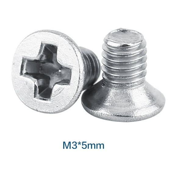 Flat Head Screw,100pcs Bag Flat Head Machine Screw Metric Machine Screw Unparalleled Experience