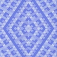 thumbnail image 1 of Ahgly Tapis d'Intérieur Lavable en Machine Carré Transitionnel Bleu Ardoise Clair, 8 Pieds Carré, 1 of 7