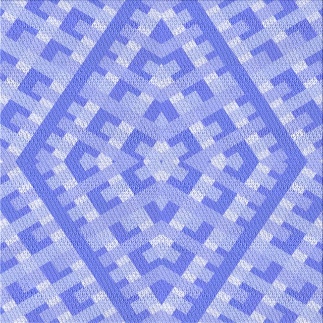 Ahgly Tapis d'Intérieur Lavable en Machine Carré Transitionnel Bleu Ardoise Clair, 8 Pieds Carré