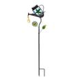 thumbnail image 1 of Evergreen Flag Beautiful Hummingbird Solar Jar Watering Can Garden Stake - 3 x 9 x 39 Inches, 1 of 3