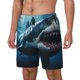 thumbnail image 1 of Fotbe 3D Realistic Shark Traje de Baño para Hombre – Shorts de Natación de Secado Rápido con Forro y Bolsillos-3X-Large, 1 of 6
