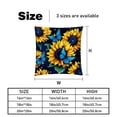 thumbnail image 5 of Starry Sky Sunflower Butterfly Pillow Covers Set of 2 with Unique Patterns for Bed, Chair, and Throw Pillows - Available in 16x16, 18x18, and 20x20 Inchesfor Various Occasions, 5 of 6