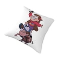 thumbnail image 3 of Fundas de almohada para sofá cama cómodas de Gravity Falls, fundas de cojines para sofá, dormitorio, coche, almohada cuadrada de 16 x 16 pulgadas, 3 of 8