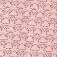 thumbnail image 1 of Ahgly Company Machine Washable Indoor Square Transitional Pink Bubble Gum Pink Area Rugs, 8' Square, 1 of 7