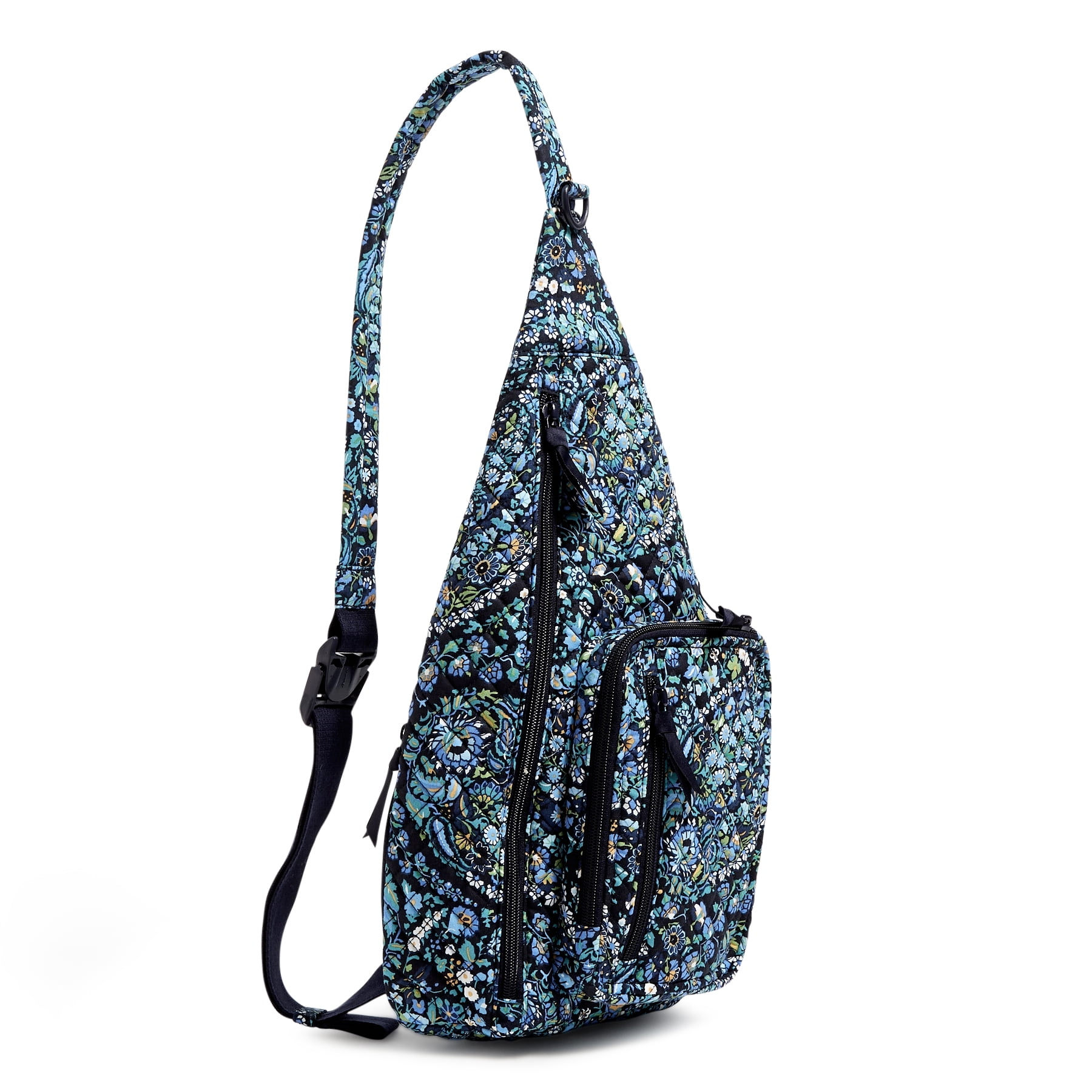 Vera Bradley Women's Cotton Sling Backpack Black