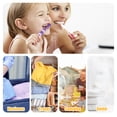 thumbnail image 6 of Portable Toothbrush Cases Traveling Toothbrush Holders Case Plastic Purple 8.46"x1.18"x1.14", 6 of 7
