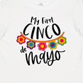 thumbnail image 4 of Inktastic My First Cinco De Mayo Flowers Boys or Girls Baby T-Shirt, 4 of 5