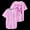 Pink6, variant on Stray Kids Chaotic SKZ Baseball Jersey Dominate World Tour 2025 Merch Tee Cosplay Unisex Fashion Jersey