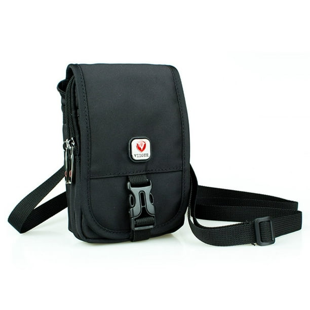 VIIGER Multipurpose Nylon Small Crossbody Bag Mini Shoulder Bag Cell Phone Purse Travel Belt ...
