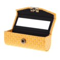 thumbnail image 1 of Wosthever PU Leather Single Case Holder w/Mirror Storage Box for Purse Almacenamiento y organización del hogar Amarillo, 1 of 1