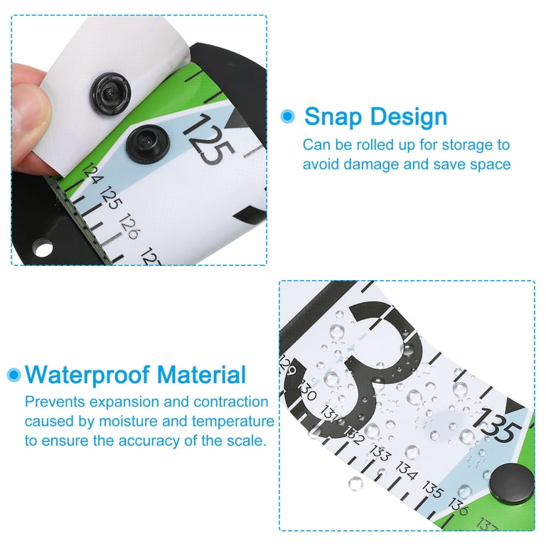 Fish Ruler, Waterproof Fish Ruler Fish Measuring Tape Hanging