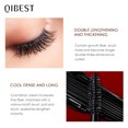 thumbnail image 3 of QIBEST-rímel resistente al agua, maquillaje de Ojos Negros, 4D, cosméticos para pestañas, rizador, rímel grueso, pestañas, Fibra de seda, rímel de volumen （Q2504-no box, 3 of 5