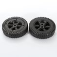 thumbnail image 3 of Lot de 2 Roues de Gril Bbq, Roulement Fluide, Pneus Noirs de 6 Pouces pour Grils Bbq, 3 of 5