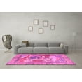 thumbnail image 3 of Ahgly Company Indoor Round Persian Pink Traditional Area Rugs, 4' Round, 3 of 4